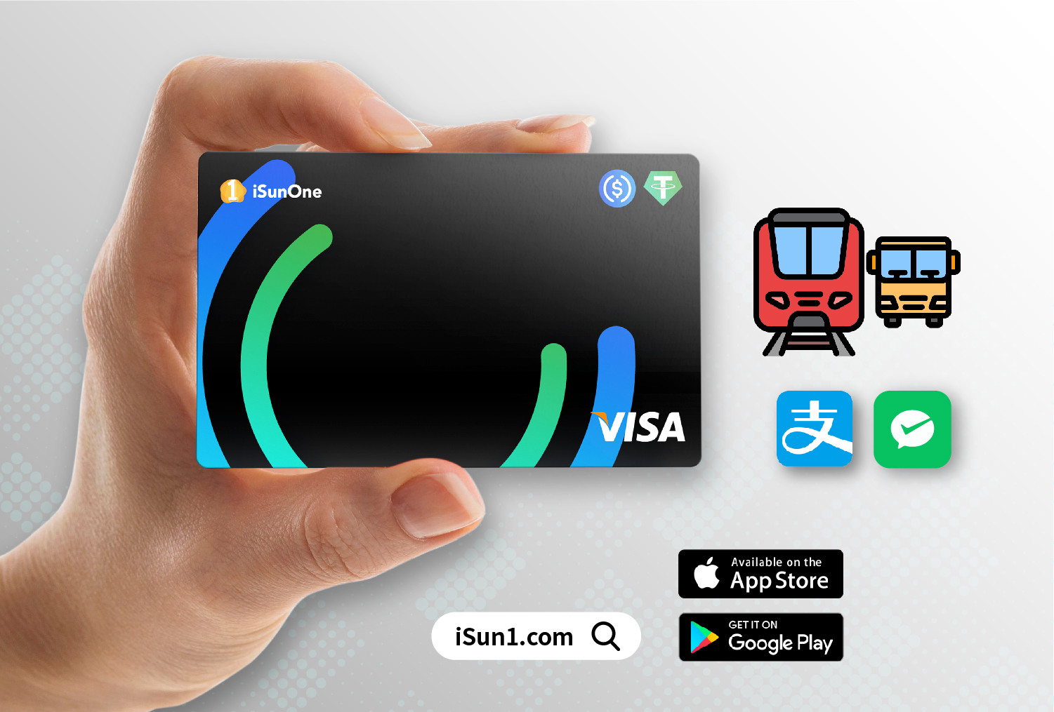 Mainland visit！ Use iSunOne Global Visa Card for Public Transportation in Mainland China
