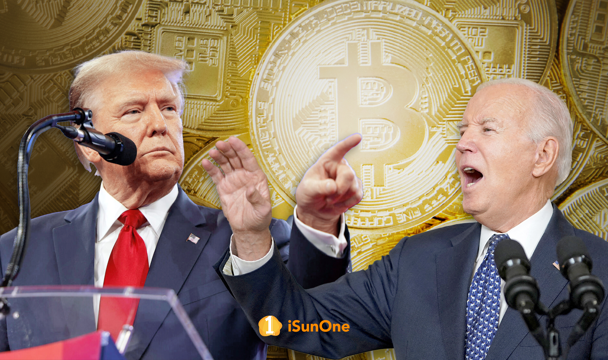 Trump and Biden compete to "pull Bitcoin"