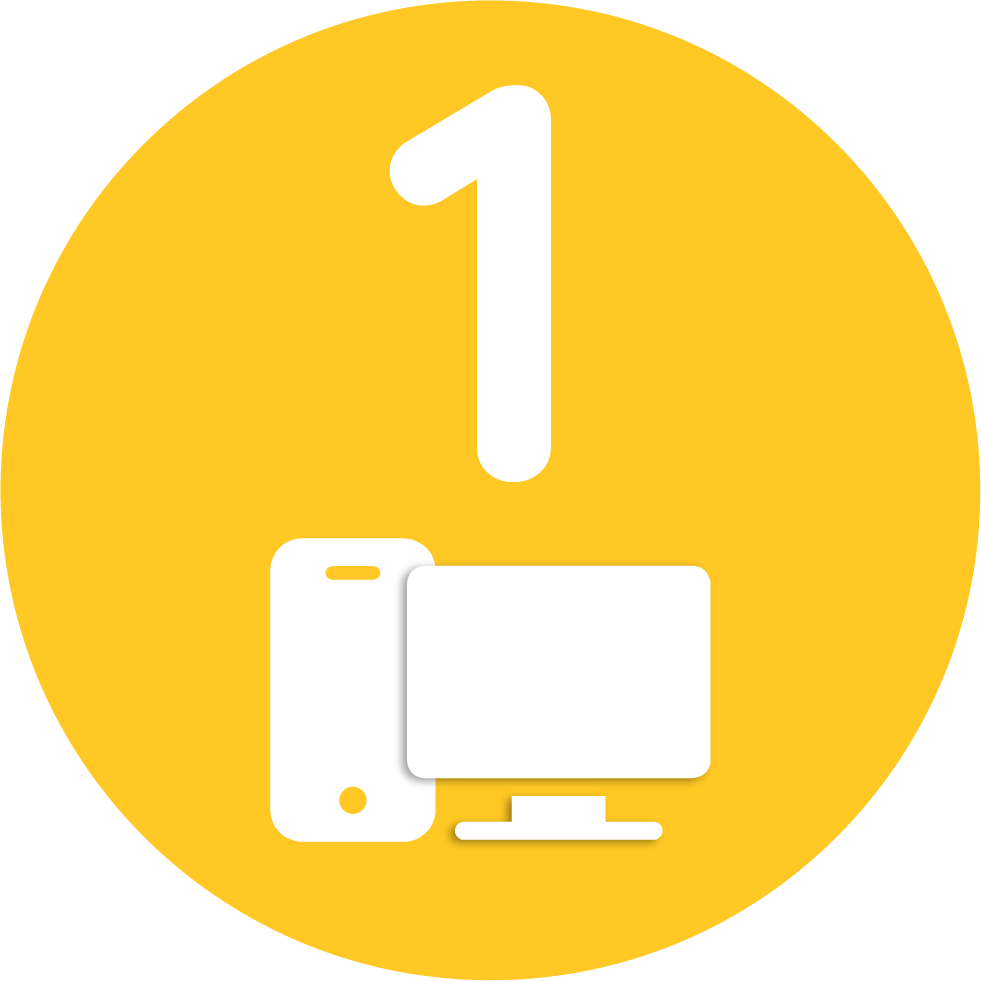 Step 1 to register an iSunOne Account: register and sign in via web portal.