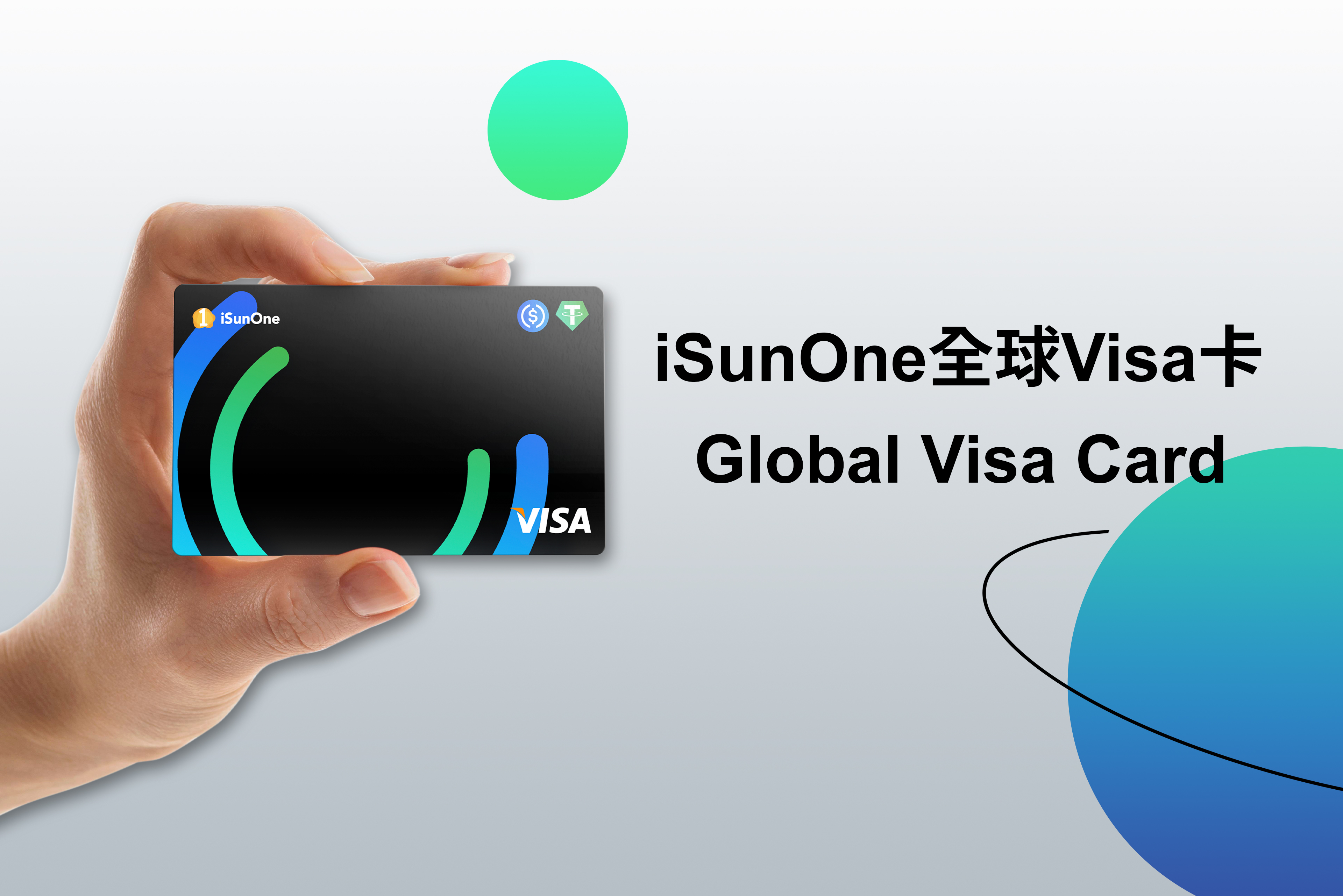 iSunOne Global Visa Card is now available.